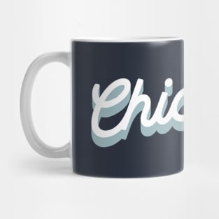 Chicago cursive script Mug